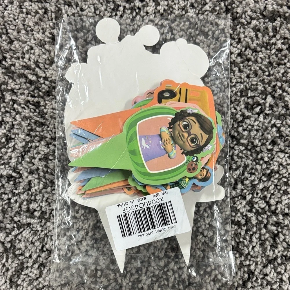 Cocomelon Birthday Cake/cupcake Topper Set